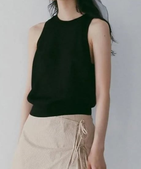 anuke アンヌーク Highgauge Sheer Tanktop 62610509 新作