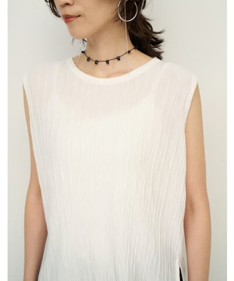 CHIGNON　シニヨン　[8862-406KK] ﾗｲﾝﾜｯｼｬｰﾀﾝｸﾄｯﾌﾟ