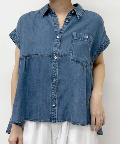 CYNICAL シニカル セルロースデニムフレンチシャツ 612-95085 2026NEWARIIVAL