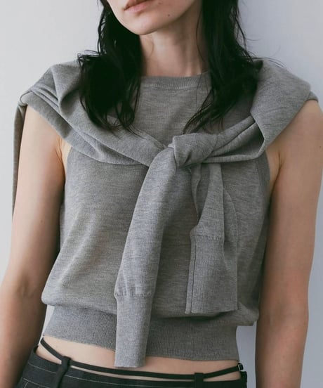 anuke アンヌーク　Highgauge Sheer Cardigan　62610522