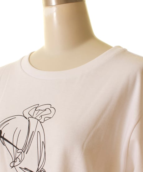 ROSIEE　ロージーR580336　女の子柄コード刺繍半袖Tシャツ　R030309