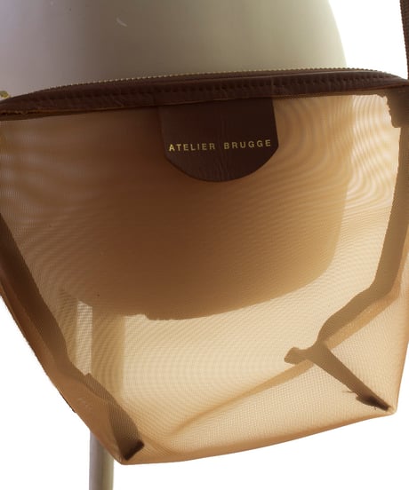 ATELIER BRUGGE アトリエブルージュ メッシュ斜め掛けポーチ　sheer metal shoulder bag35UB-19