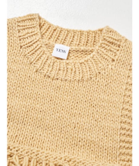 YENN　イエン　LOOP HAND KNIT VEST