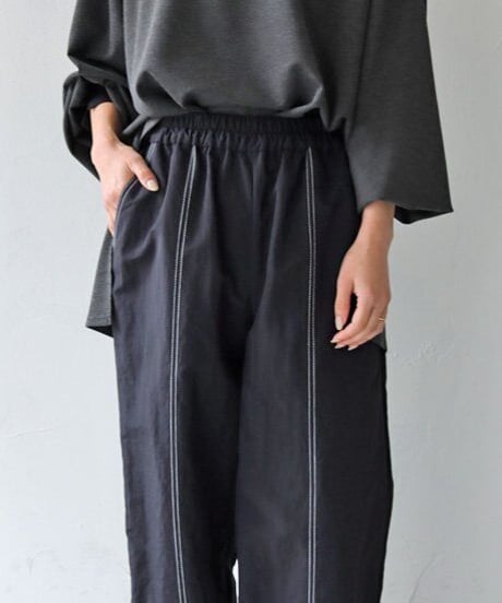 ヴィンテージタフタ配色ステッチパンツ 362-39314