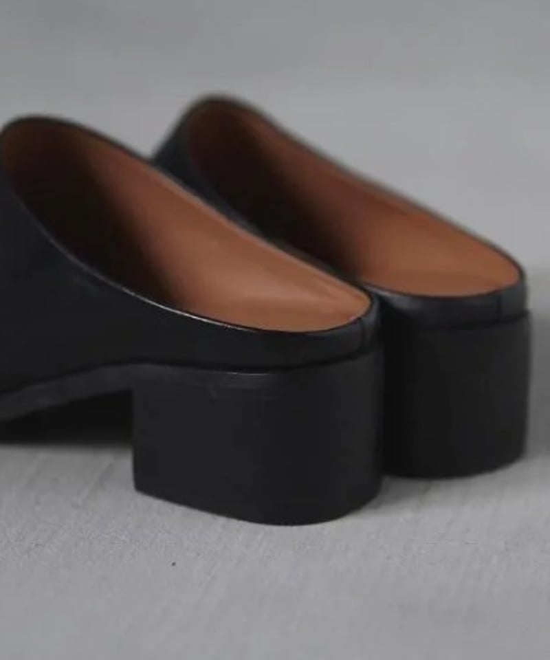 anuke アンヌーク Ecoleather Heel Slip-ons 62521021 本