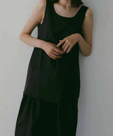 anuke アンヌーク Satin Uneck Tops 62610405 5月中旬発送