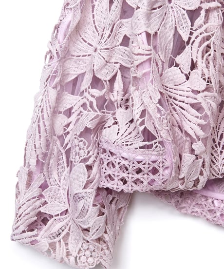 AULA AILA　アウラアイラ　レースバルーンブルゾン LACE BALLOON BLOUSON 1261-02048 2026NEWARIIVAL