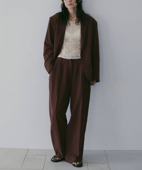 anuke アンヌーク Over Linen Jacket 62610104