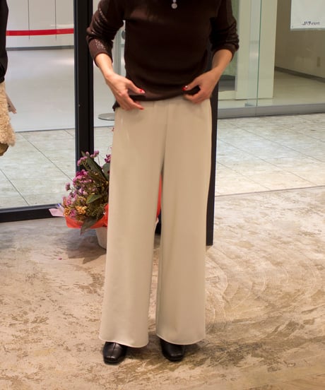 cafune カフネ PASSIONE パシオーネ ROBE　ローブ  FAMMETワイドイージーパンツ 裏起毛　545609