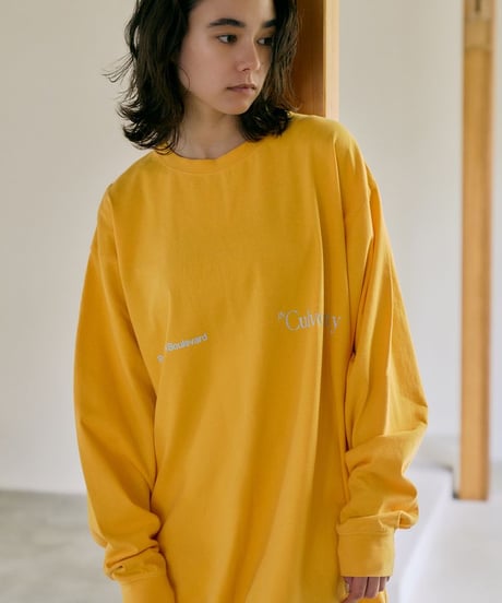 Ungrid (アングリッド) ヴィンテージウォッシュロゴロングスリーブTee 1125127131