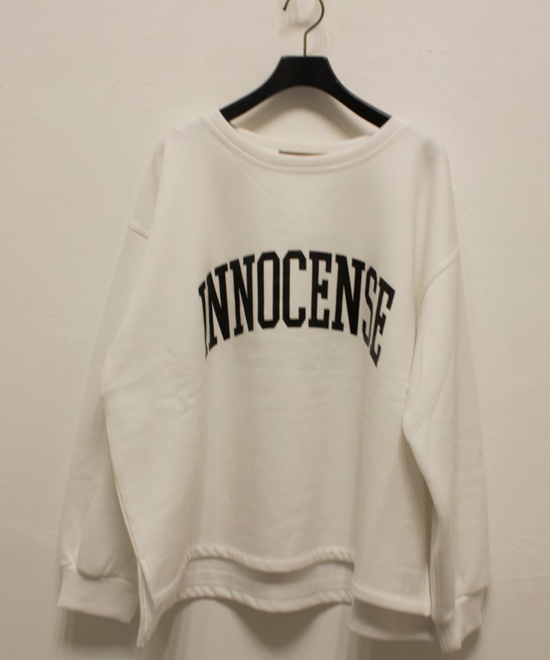 Anna Kerry アンナケリー INNOCENSEロゴプリントスウェット裏起毛 85254