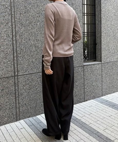 &g'aime アンジェム シアーラメポロニット 986-67002 2026NEWARIIVAL