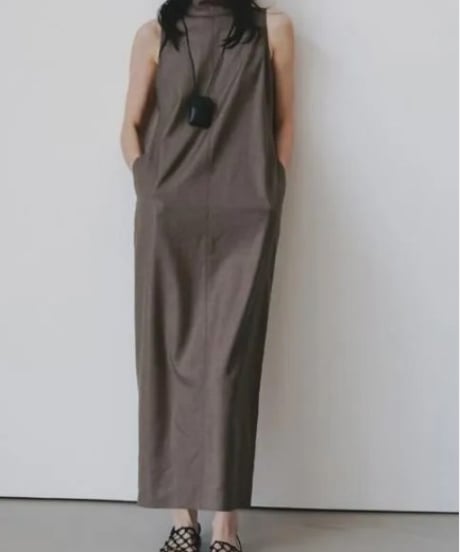 anuke アンヌーク Highneck Sleeveless Onepiece 62610314 5月中旬～6月中旬発送予定