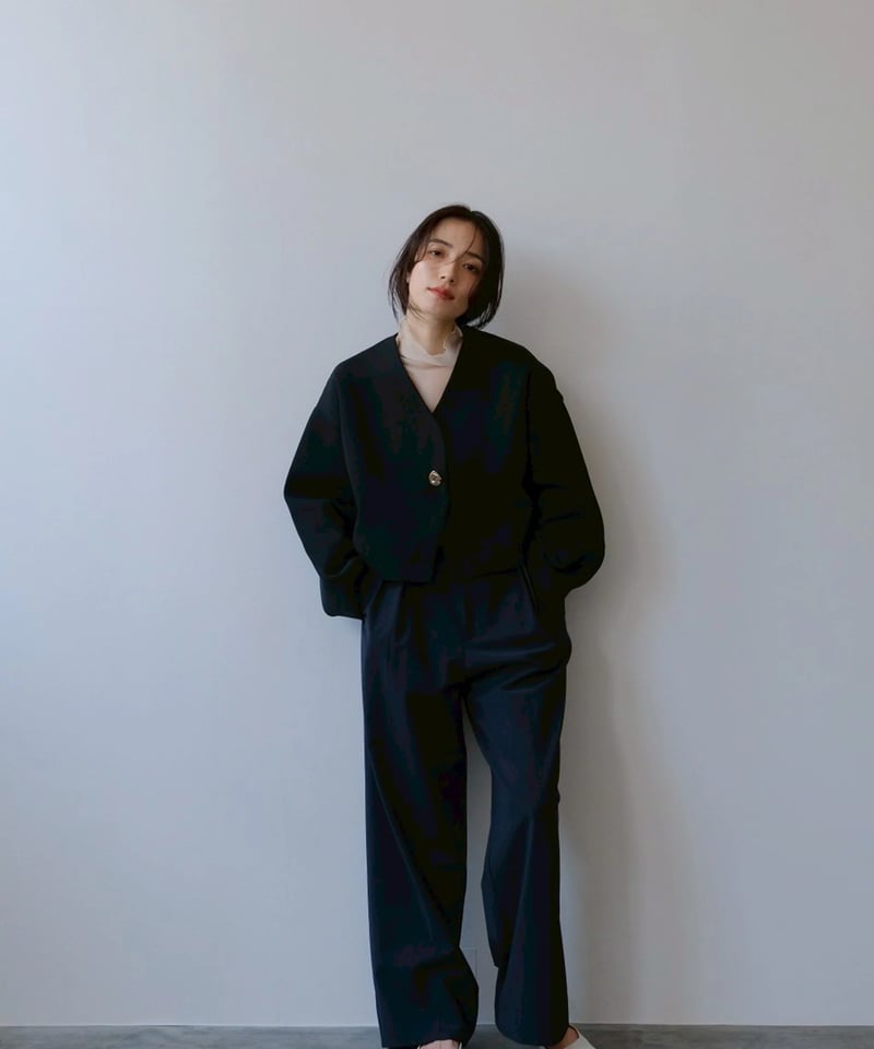 【新品】IFMEH イフメRónde knit jacket (black) IFMEH イフメ @miho× IFMEH Rónde knit jacket 本州送料無料