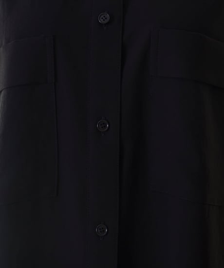 Cafune　カフネ　mat stretch georgette tuck sleeve blouse マットストレッチジョーゼットタックスリーブブラウス　535911
