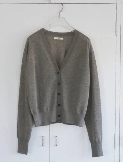 anuke アンヌーク Highgauge Sheer Cardigan 6261052 4月