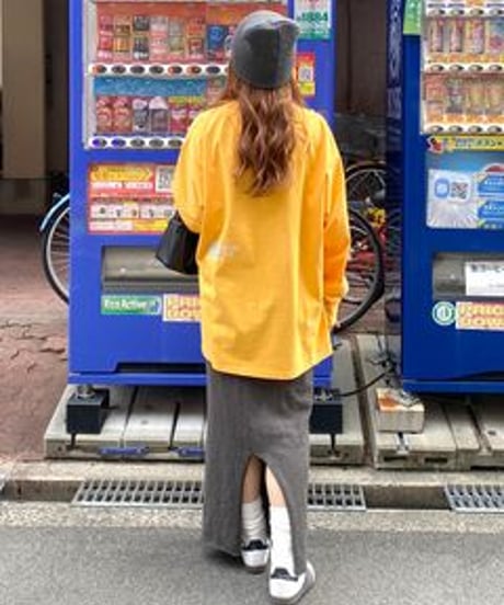 Ungrid (アングリッド) ヴィンテージウォッシュロゴロングスリーブTee 1125127131