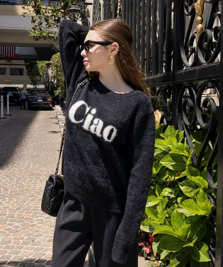 MICALLE MICALLE　ミカーレミカーレ　Account　アカウントCIAO SHAGGY KNIT　チャオシャギーニット　MAG
