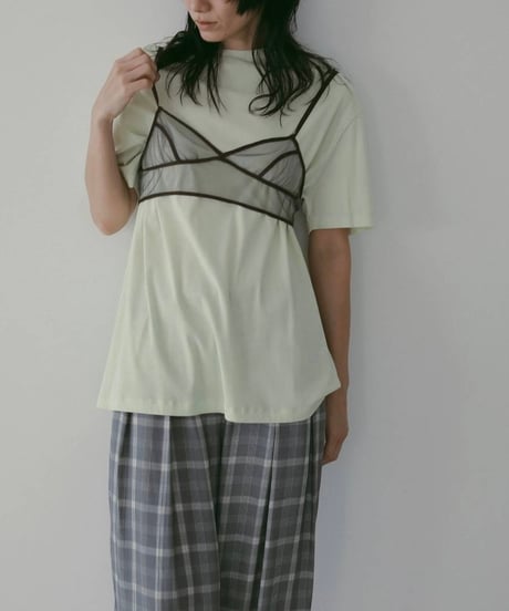 anuke アンヌーク　Bicolor Tulle Bratop　62610406