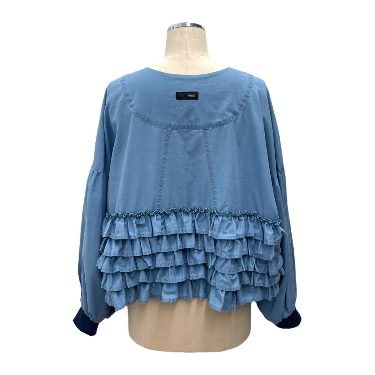 ayane アヤンインディゴ染めローンフリルブルゾン 835612 本州送料無料