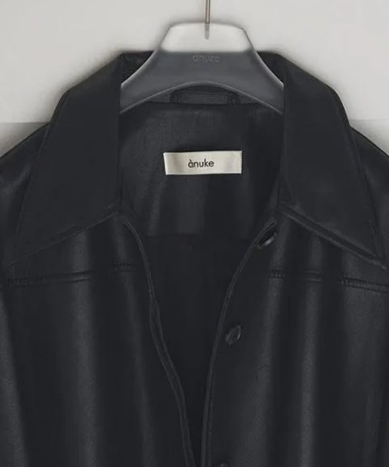 anuke アンヌーク anuke(アンヌーク) Ecoleather Over Jacket