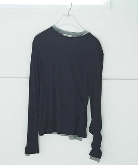 anuke (アンヌーク） Layered Sheer Long T-shirts  62520617 本州送料無料！