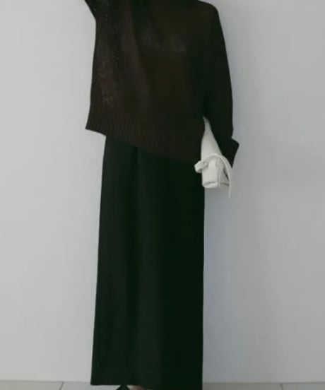 anuke アンヌーク  Georgette Pencil Skirt 62610801 5月中旬～6月中旬発送