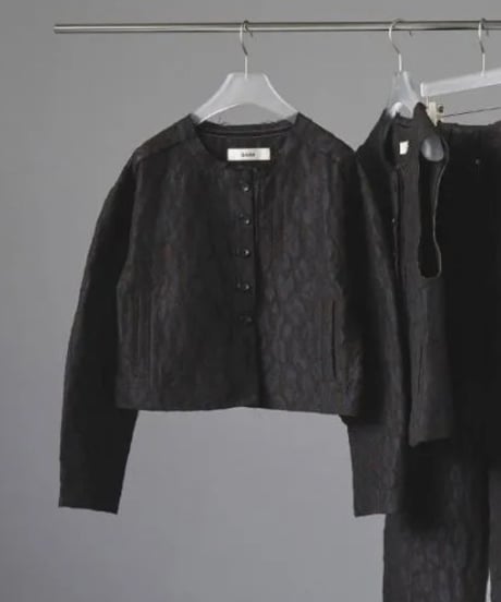 a nuke アンヌーク Leopard Jacquard Jacket 62520110