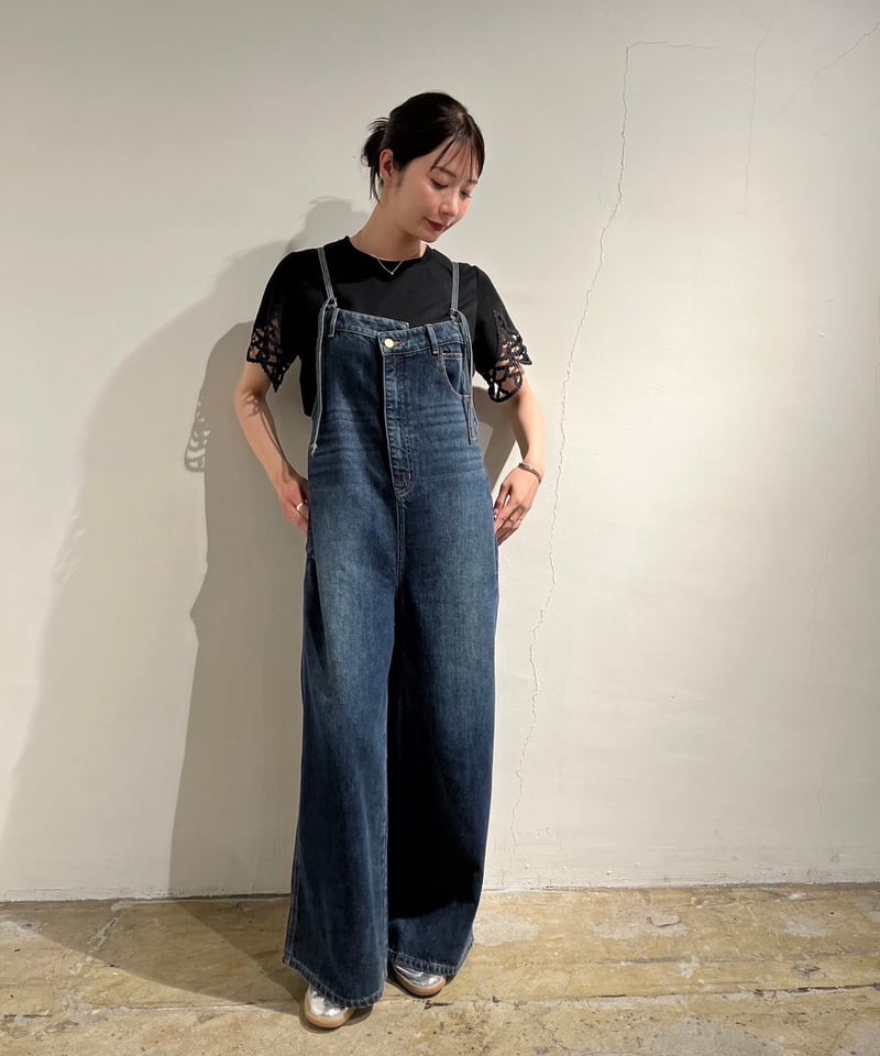 【新品未使用タグ付き】ポリーヌブロー/Pauline Bleu デニム Pauline Bleu ポリーヌブロー リメイクデニムスカート | HA-CHI