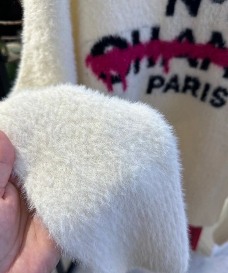 MICALLE MICALLE ミカーレミカーレ 英字ロゴプリントプルオーバー