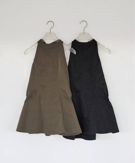 anuke アンヌーク Ribbon Peplum Tops 62610427