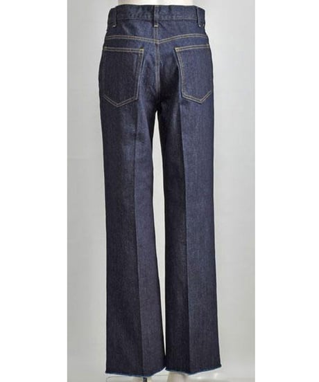 cafune カフネPASSIONE パシオーネ　Robe(ローブ）　フレアーデニム　カットオフデニム　335624