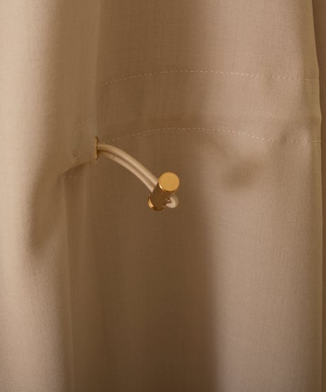 Dignite collier　ディニテコリエ コート ミドル ドローストリング 袖口リブ HFI-80267004 2026NEWARIIVAL