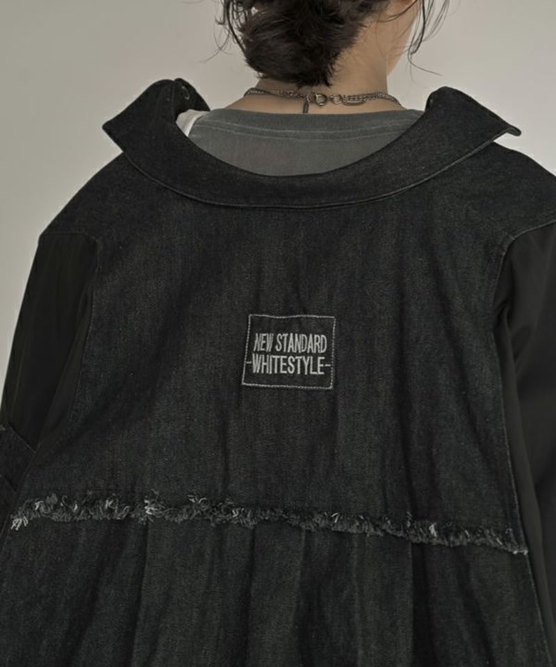 AMU アムーakane ポンチョデニムジャケット 25228-6425P-W 本州送料