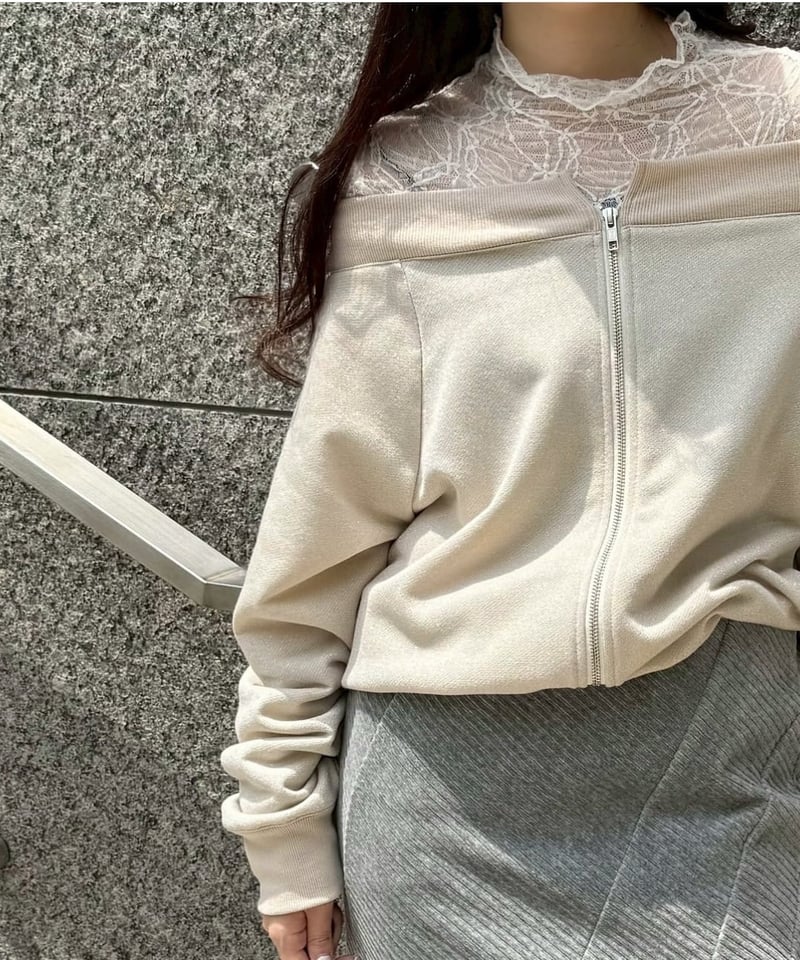 MICALLE MICALLE ミカーレミカーレ オフショルダージップ