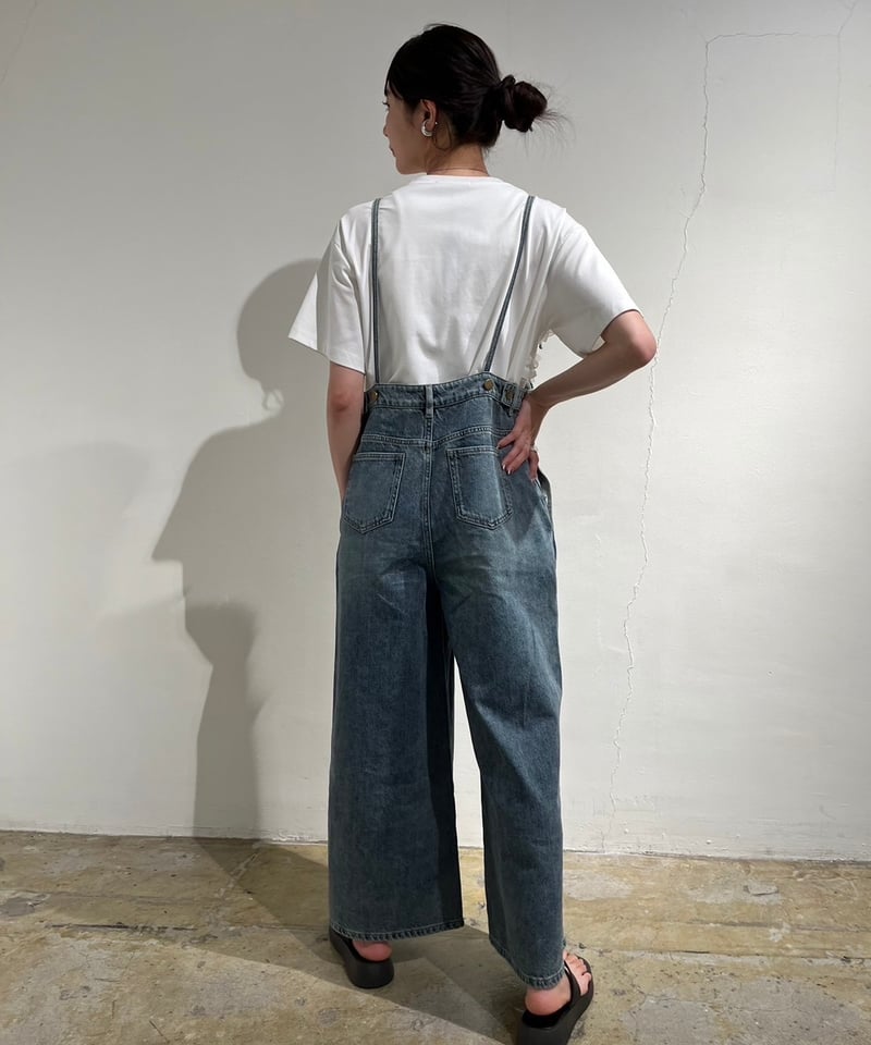 【新品未使用タグ付き】ポリーヌブロー/Pauline Bleu デニム Pauline Bleu ポリーヌブロー リメイクデニムスカート | HA-CHI