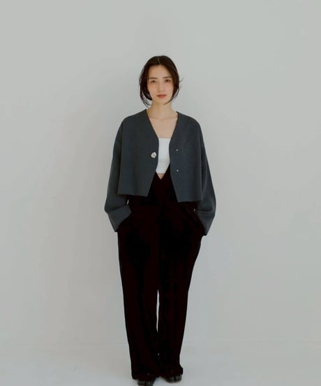 IFMEH イフメ Rónde knit jacket IF25AWKT-05