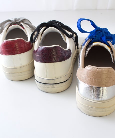 予約　Golden leather sneakers ゴールデン　レザー　スニーカー　サイズ交換可能です。