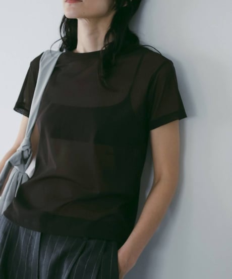 anuke アンヌーク　Sheer Tulle T-Shirts　62610633