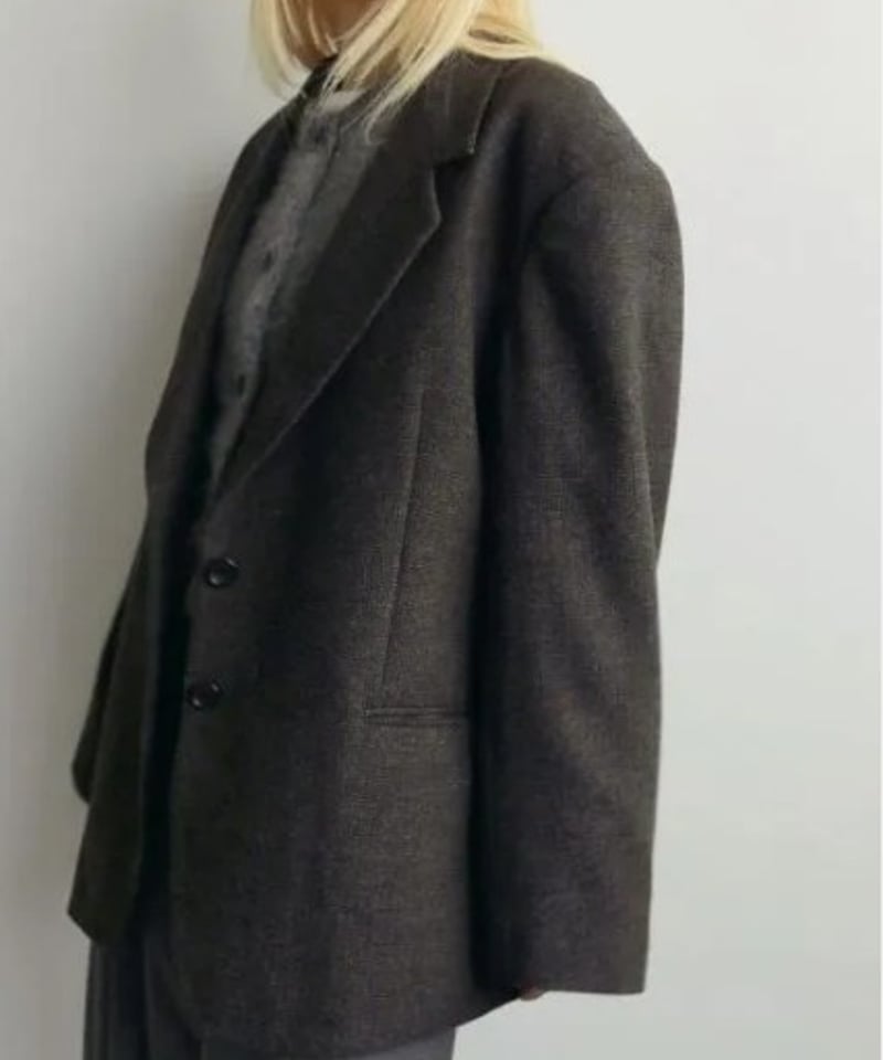 タグ付き新品未使用　アンヌーク　Herringbone Wool Jacket ànuke online store（アンヌーク） / Herringbone Wool