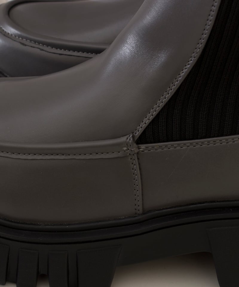 LIBERO リベロ サイドゴアブーツ ニットブーツ タンクブーツ