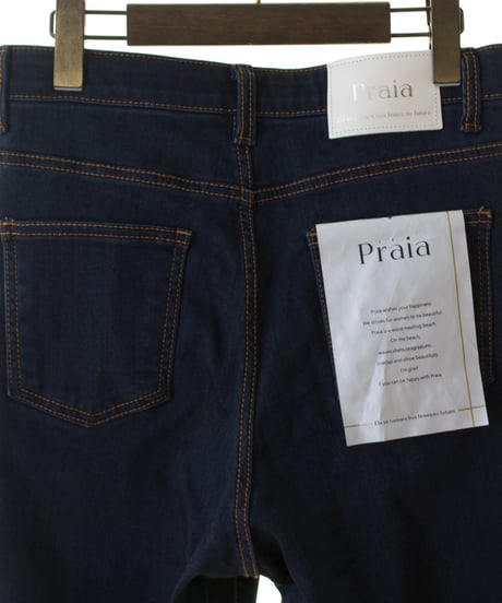 Praia(プライア　裏起毛スキニーデニム　25146