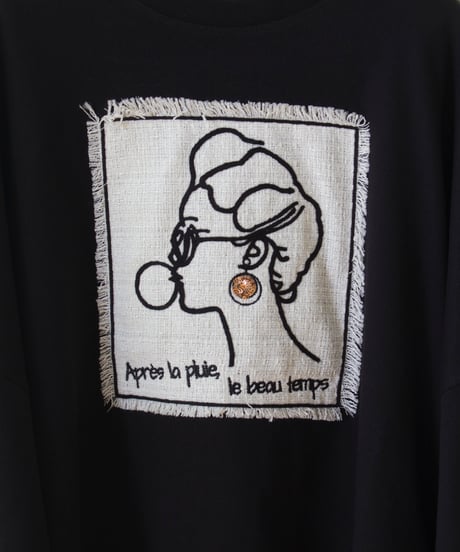 マリードール MARIED'OR 刺繍貼り付け 身巾ワイドクルー 19532 本州送料無料！2025AW
