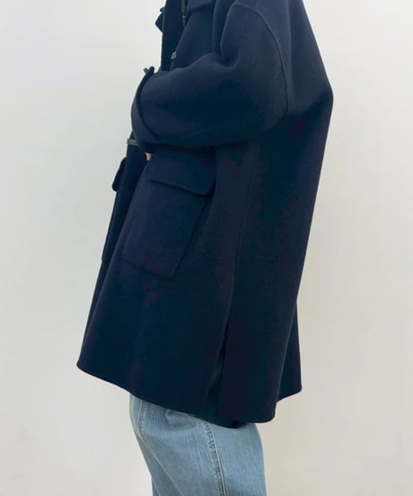 CYNICAL シニカル　シャルムショートビーバー　スタンドカラーウールダッフルコート　652-94003　2026予約　9月下旬発送