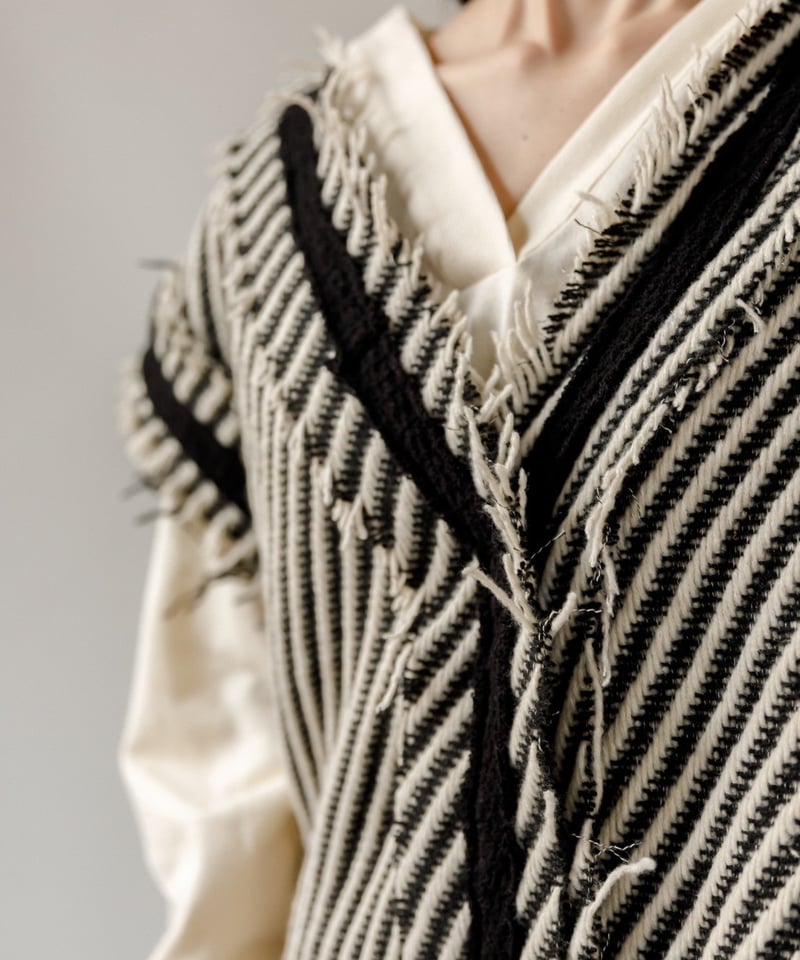 【45R】2024AWタグ付✨ウールボア×ナイロンベスト 45R（フォーティファイブアール）の「ウールボア×ナイロンの