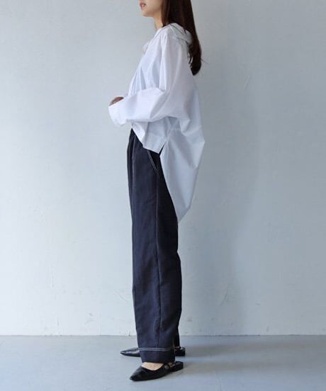 ヴィンテージタフタ配色ステッチパンツ 362-39314