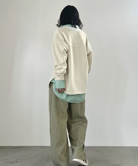 FOSI. フォーシ minkchair　ミンクチェアー　ニットライクラガーシャツ　F3302 2026NEWARIIVAL　特別価格で今だけ10％OFF