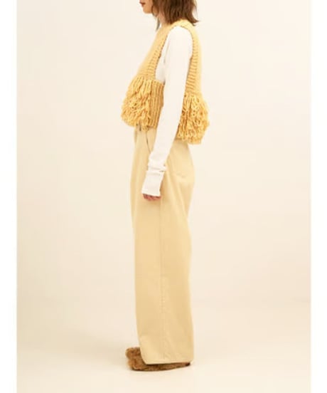 YENN　イエン　LOOP HAND KNIT VEST