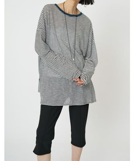 CHIGNON　シニヨン　   シアーボーダーTee   8461-107KK 2026NEWARIIVAL