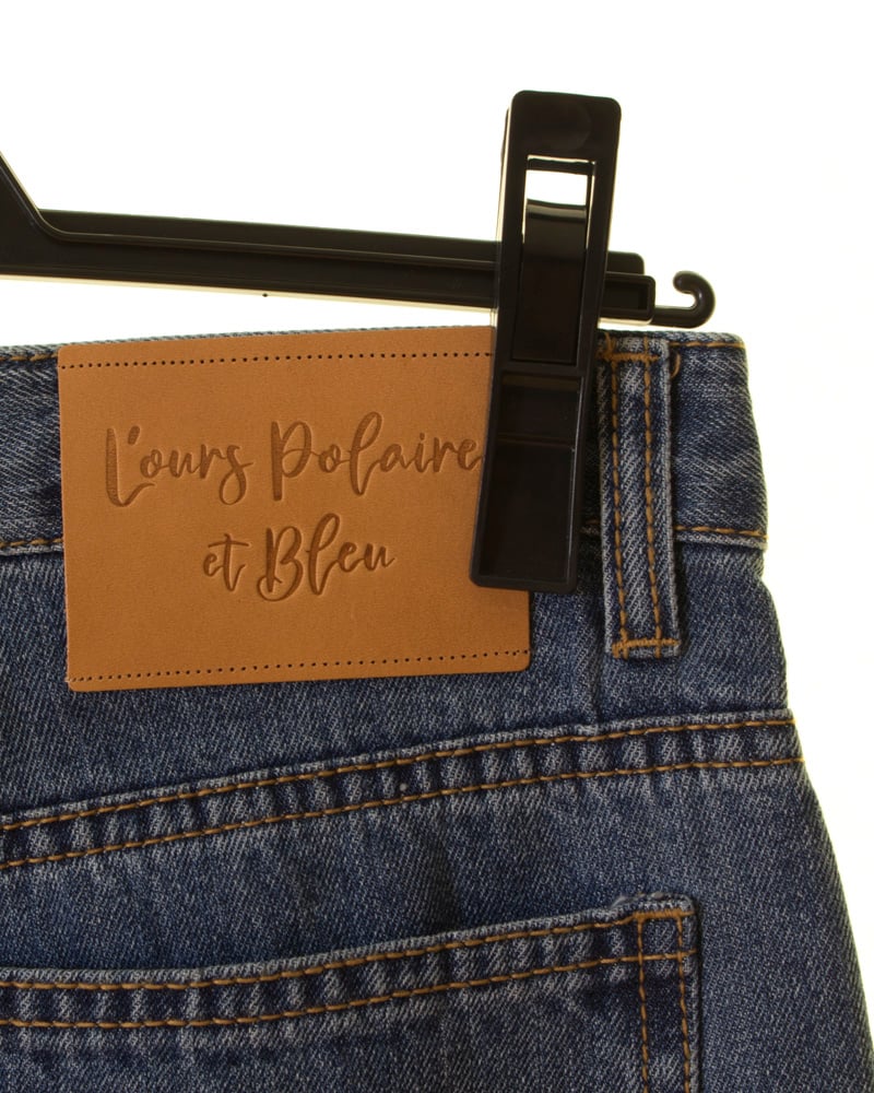 新品L'ours Polaire et Bleuデニムサロペット ライトブルー 新品L'ours Polaire et Bleuデニムサロペット ライトブルー